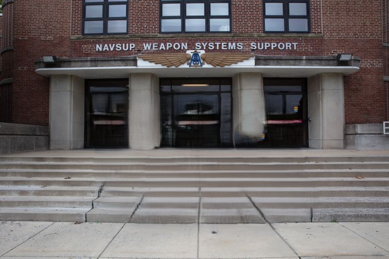 NAVSUP Weapon Systems Support building at Naval Support Activity Philadelphia